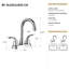 Robinet de lavabo de salle de bain H 12 po-115827485