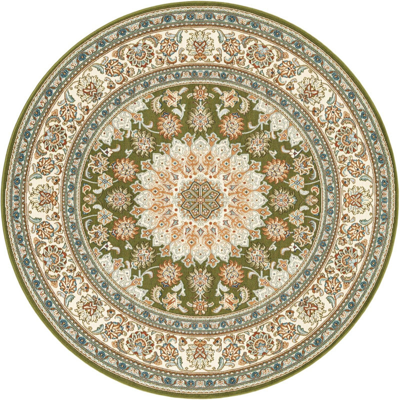 Tapis vert traditionnel Tollefson, Rond 6 pi 1 po