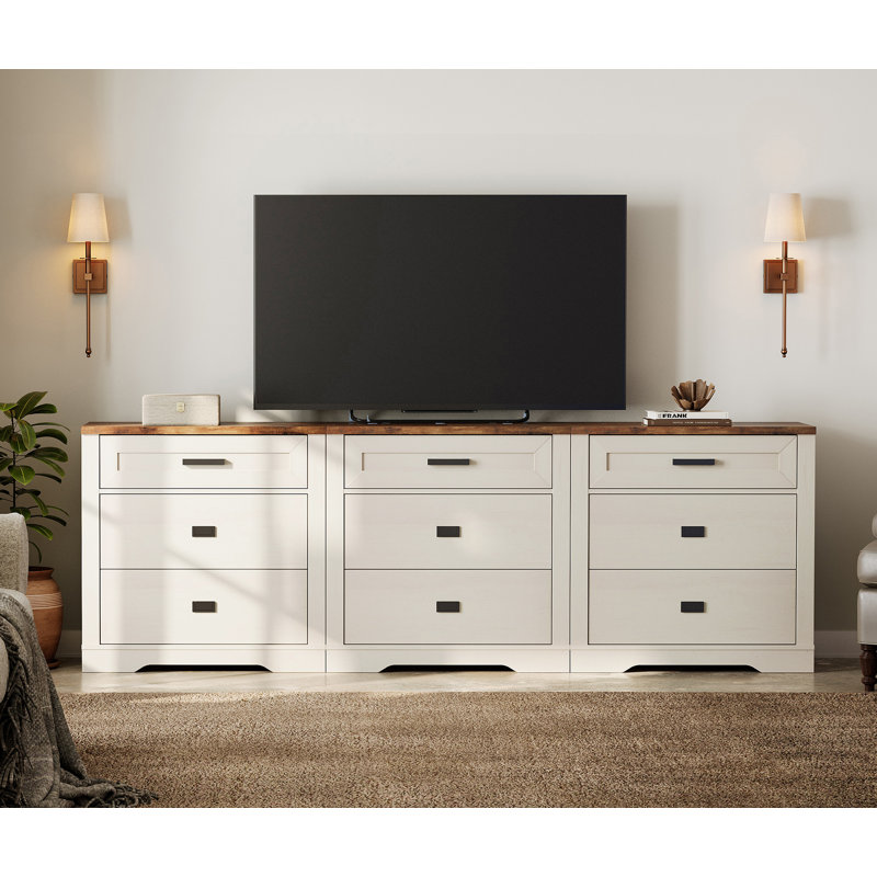 Commode 12 tiroirs pour chambre blanche, Blanc