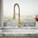 Kohler Tone Single Handle Semi-Professional Pre-Rinse Kitchen Sink Faucet with Three-Function Pull Down Sprayer