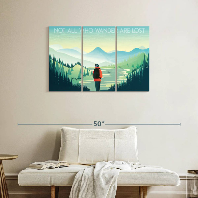 Alvord Not All Who Wander, H 24 po x l 38 po