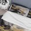 Ensemble de housse de couette en microfibre / polyester Gold and Grey Flusion Fusion IV Bedding-1204991654