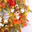 Couronne de porte d'automne automne 26 po Daisy Weed