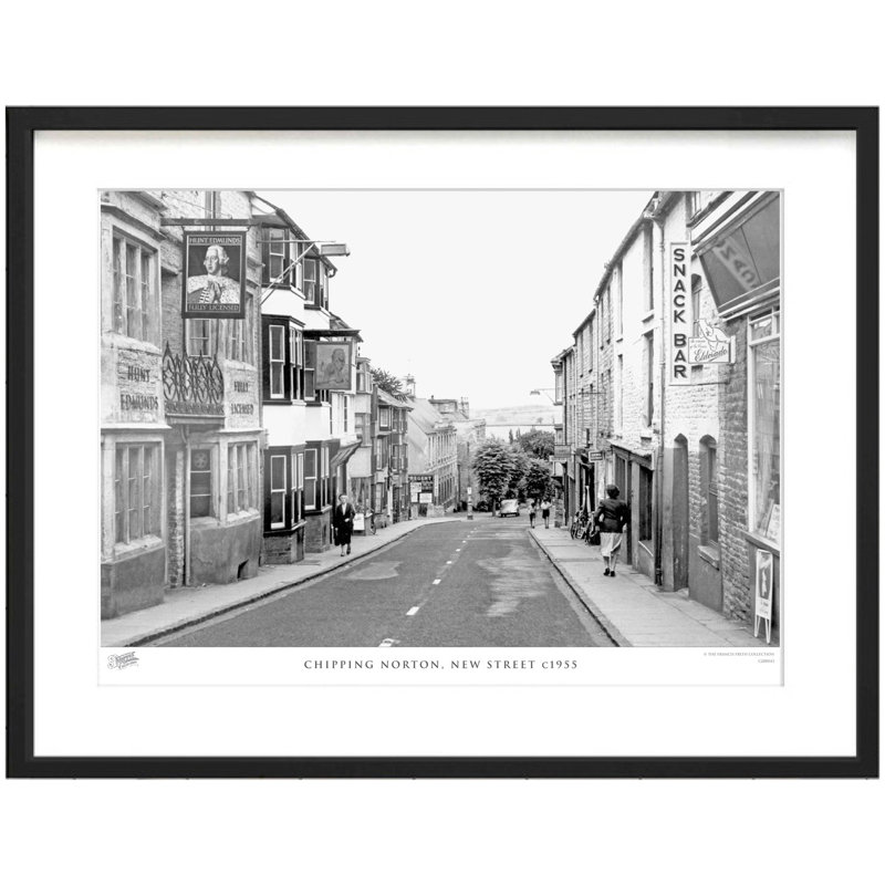 Chipping Norton, New Street C1955 by Francis Frith - Single Picture Frame Print, 40cm H x 50cm W x 2.3cm D