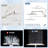 10” High Pressure Rainfall Shower Head With Handheld Spray, 16" Adjustable Extension Arm, 2 Pack Shower Filters-119611951