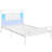 Bed Frame with Upholstered Headboard and Charging Station-36303856-36303870