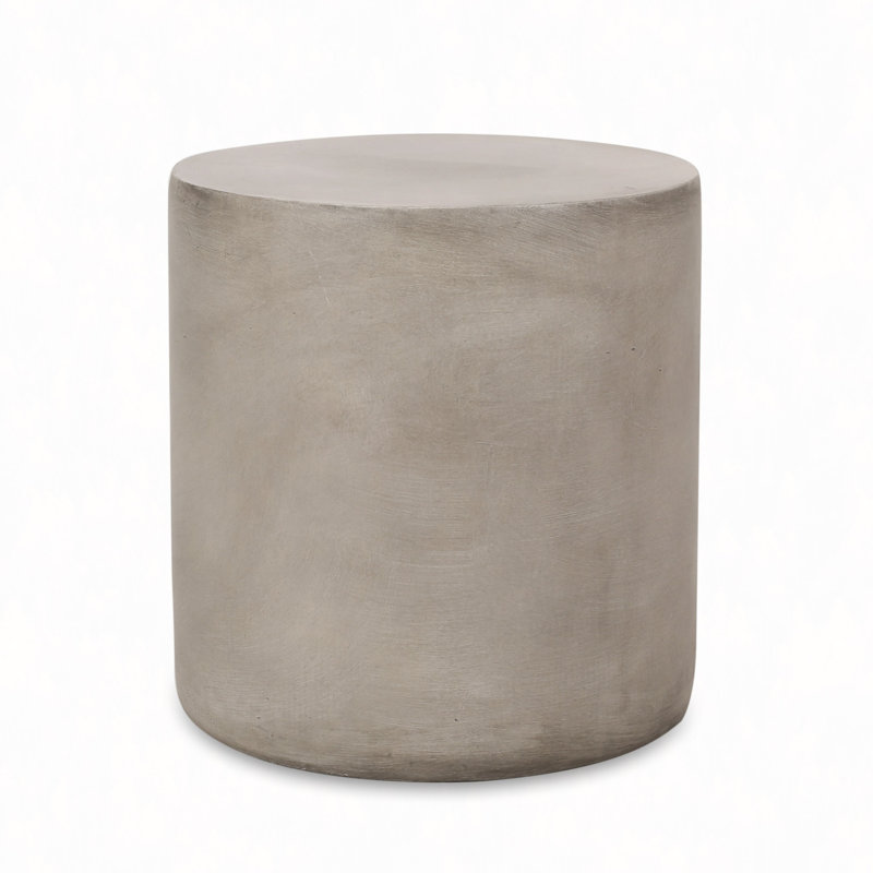 Outdoor Lightweight Concrete Side Table
