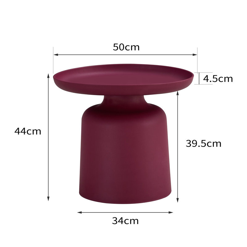 Petite table basse Living Room, Rouge