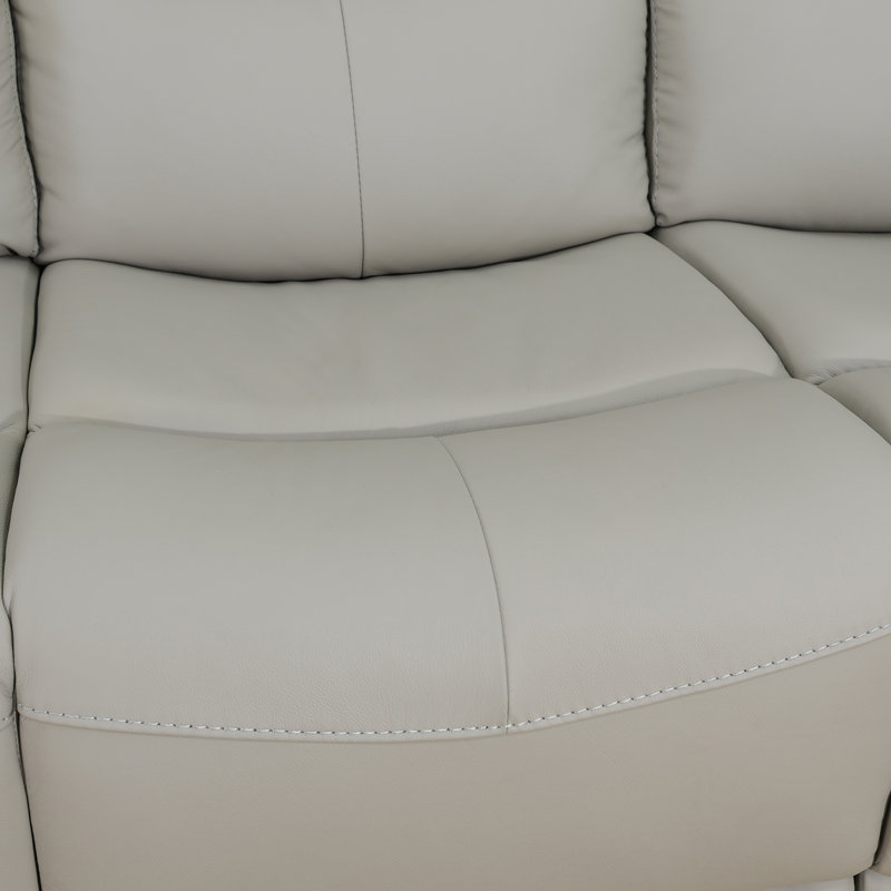 Ensemble de salon inclinable en cuir véritable 2 pièces Bairnsdale