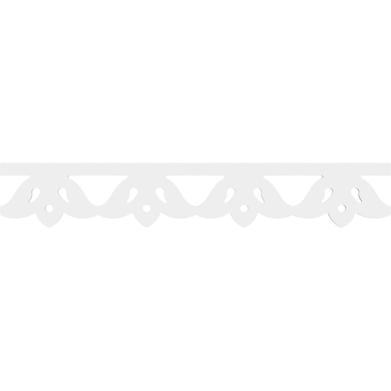 Dearborn Architectural Grade PVC Running Trim, 8" H x 48" W x 0.63" D