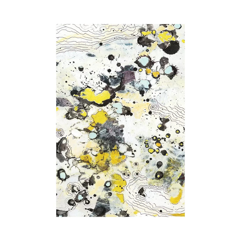 Topo I by Jodi Fuchs - Wrapped Canvas Painting, 20.32 cm H x 30.48 cm W
