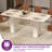 Brittay White Modern Rectangular Dining Table-425291370