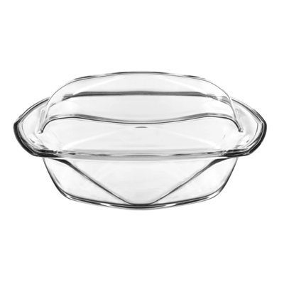 Chef Table Glass Casserole set 1.6L, 2 Piece, Serves 2-3