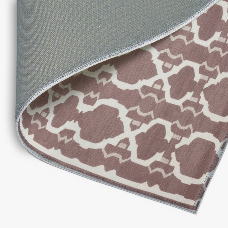 Tapis brun intérieur et extérieur Trellis, Rectangulaire 8 pi x 10 pi