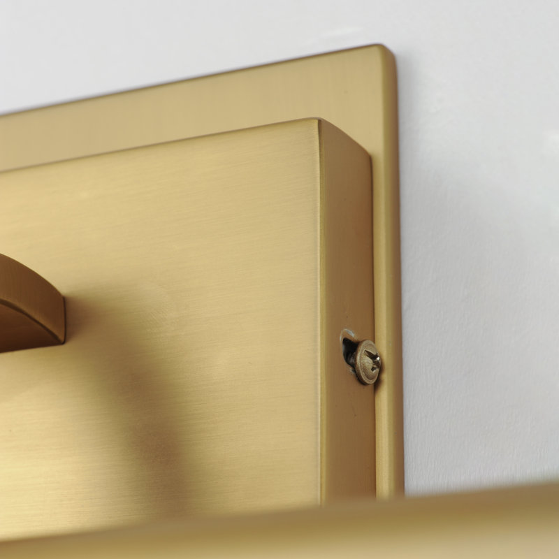 Aluminum LED Armed Sconce, Gold