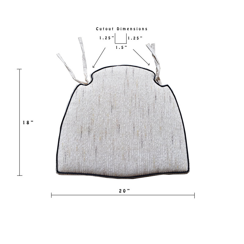Bauman Outdoor 2'' Barstool Cushion