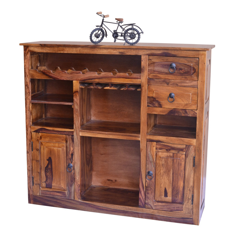 Erickson 120cm Solid Wood Bar Cabinet