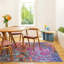 Tenicka Abstract Cotton Washable Area Rug-525916860