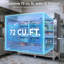Réfrigérateur commercial à deux sections en acier inoxydable à deux sections de 72 pieds cubes 82 po VEECOOL
