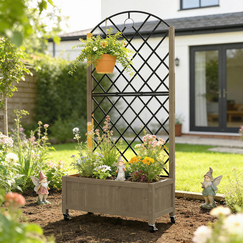 Raised Garden Bed, Carbonised
