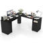 Bureau d'ordinateur de coin en forme de L Red Barrel Studio®-470903594