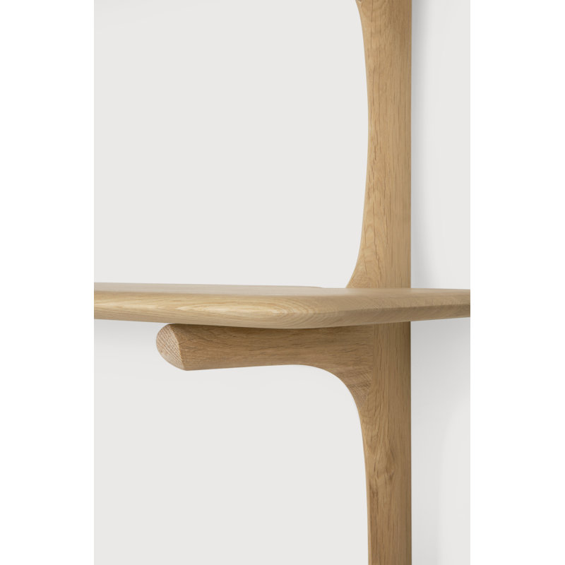 PI 3 Piece Tiered Shelf, Oak Wood