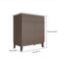 Meuble-lavabo moderne 30 po avec lavabo, finition brun antique