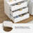 3-drawer Nightstand 23.6'' W White Beside Table