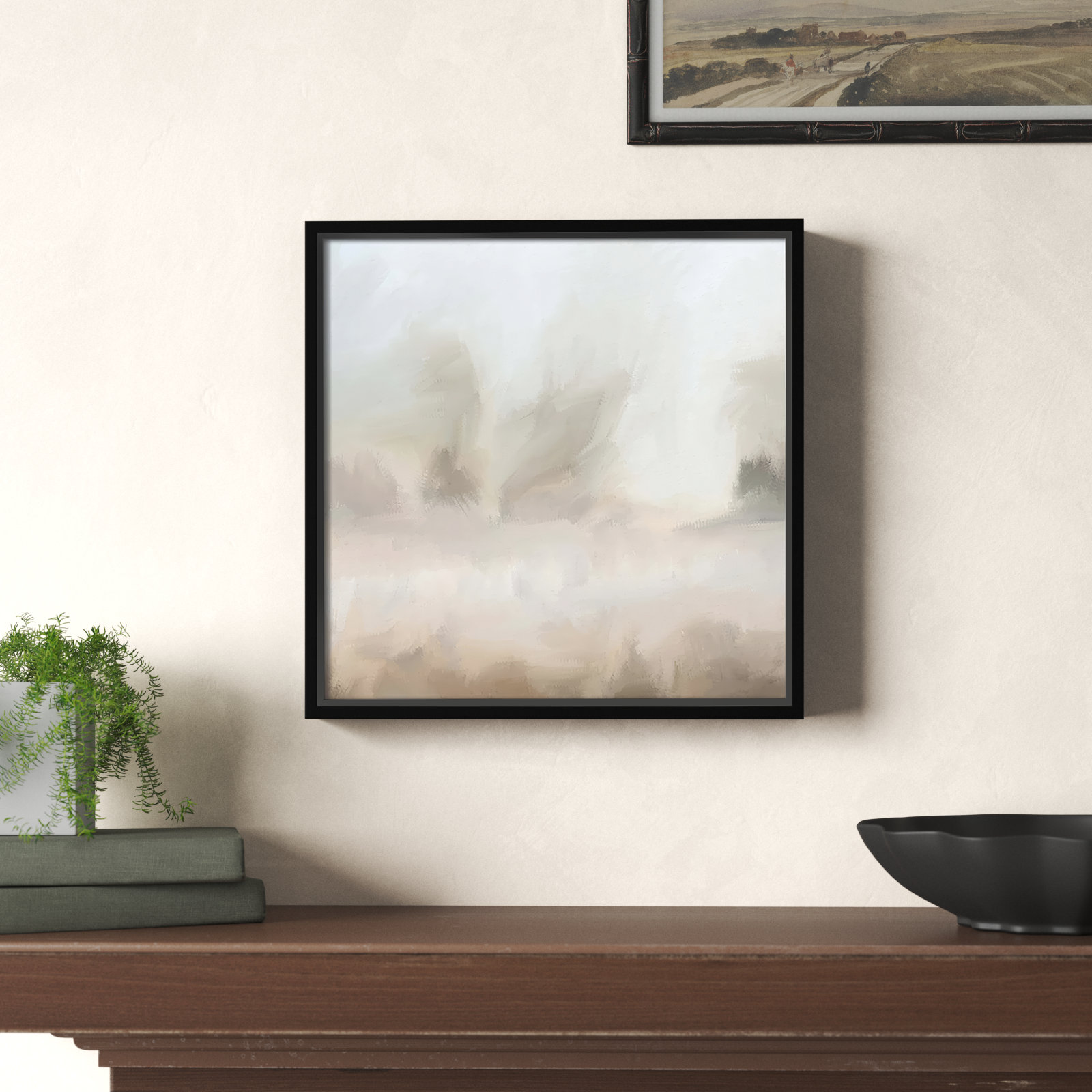 Bushwick "Mirage" Print, Black, 13.5" W x 13.5" H