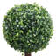 118cm Faux Boxwood Plant in Wood Pot