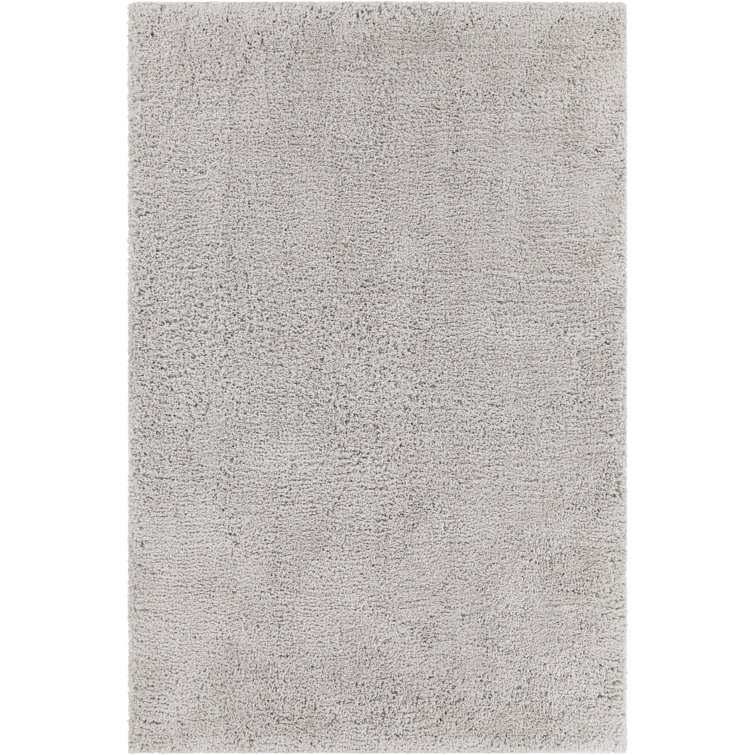 Tapis gris à poils longs Debbie