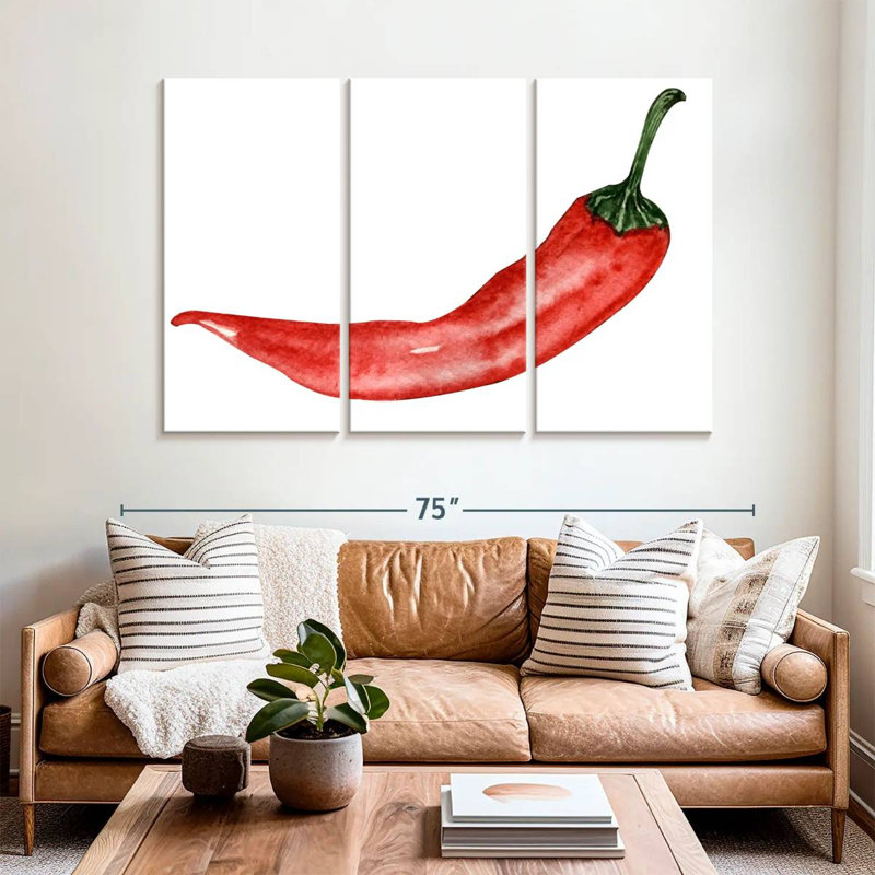 Chili Pepper, 42" H x 65" W