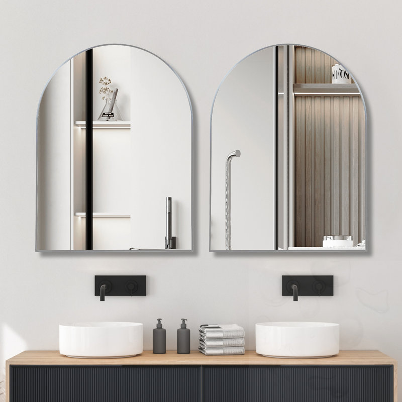 Miroir mural, Argent