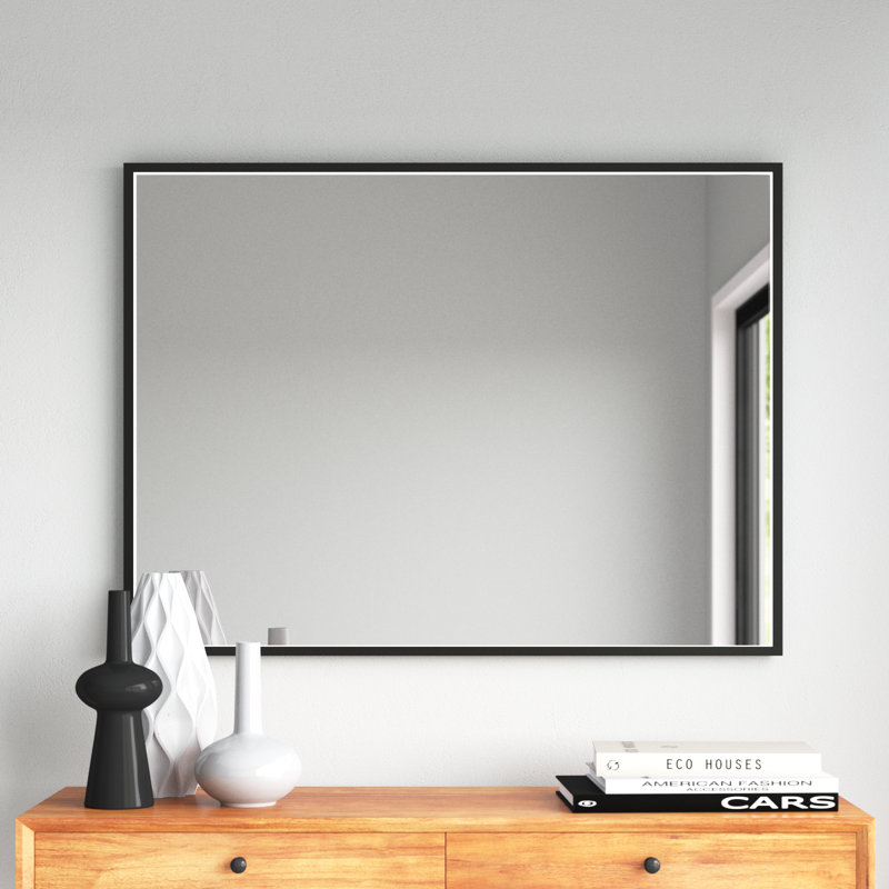 Miroir Piche, Noir, 36 po x 48 po