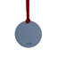 Festive Tree Ornament, Blue & White