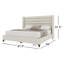 Miliyah Horizontal Channel Upholstered Bed-340669146-340669141