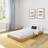 Annetra Mid Century Modern Twin Floor Bed-1112810016