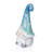 17"H Speak No Evil Gnome with Turquoise Hat Statue