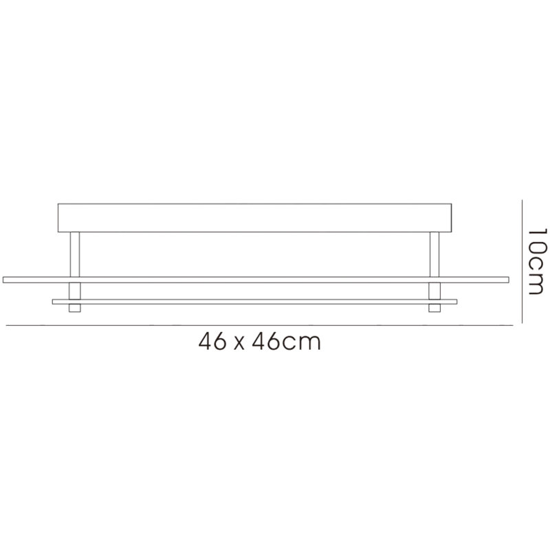 Coleta Glass Semi Flush Mount