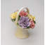 Figurine panier en porcelaine fine 