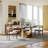 Hobart Modern Rectangular Sintered Stone Dining Table with Pedestal Base-666994733-654490486