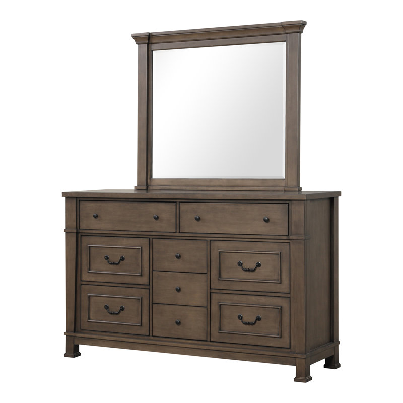 Commode 9 tiroirs avec miroir Espada