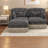 Deep Seat Chenille Sofas, Modern Leopard Modular Ottoman For Home