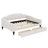 Upholstered Tufted Daybed With Two Drawers