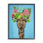 Joli portrait de maquillage à fleurs et girafe par Coco de Paris - Peinture-70553893-70553888