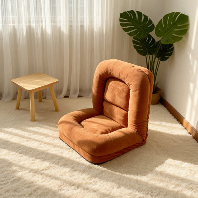 Canapé à plancher repliable 18 positions, Méridienne convertible avec dossier réglable, Canapé-lit polyvalent pour salon, chambre à coucher, appartement