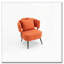 Chaise d'appoint avec siège à ressorts ensachés-1484319944
