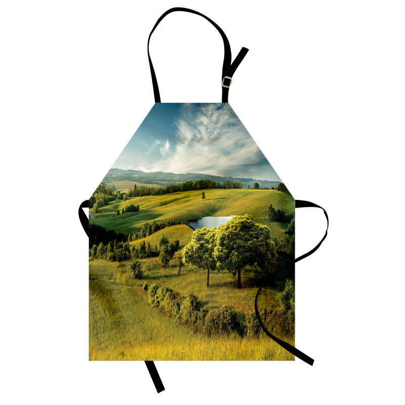 No Pattern Bib Apron