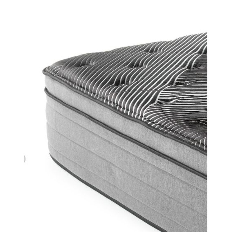 Matelas pour grand lit de 15 po - Pure Ice Ultra pour une nuit de sommeil fraîche et confortable. 2 po avec ressorts enveloppés sur le pourtour à mouvement réduit et mouvement du corps en cuivre, gel, argent et graphite. Réglable. Fabriqué aux États-Unis