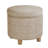 Mayen 19" Wide Round Storage Ottoman-432860150